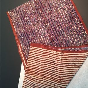 Dior oblong silk scarf